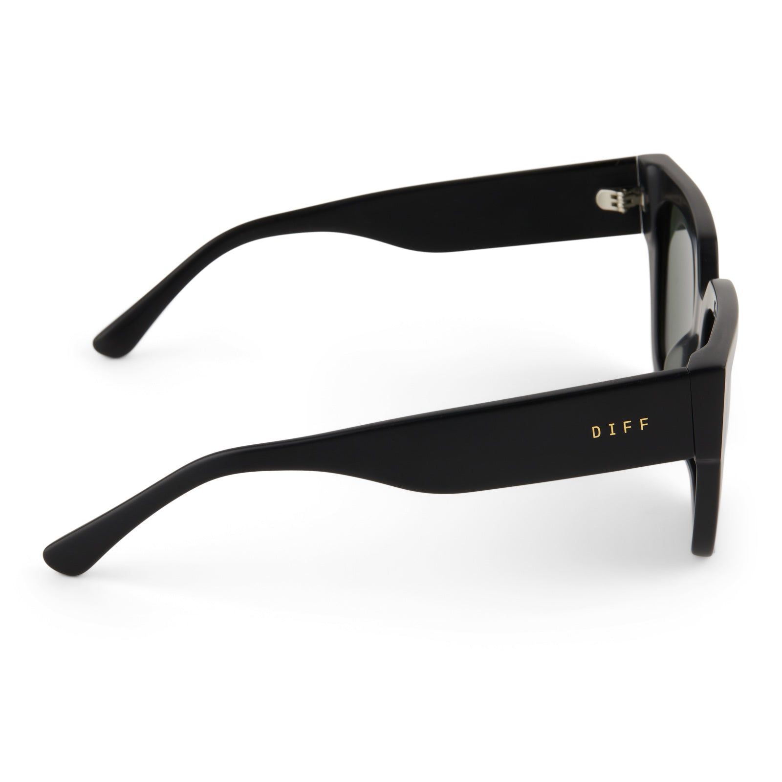 REMI II - MATTE BLACK + PURPLE MIRROR SUNGLASSES sold by Diff Eyewear product image thumbnail 3