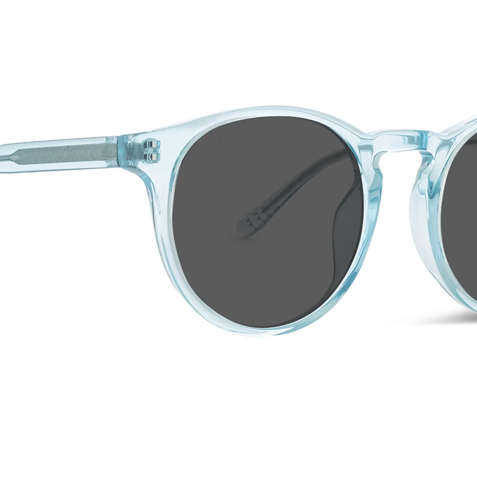 SAWYER - AQUA SEA CRYSTAL + GREY SUNGLASSES sold by Diff Eyewear product image thumbnail 4