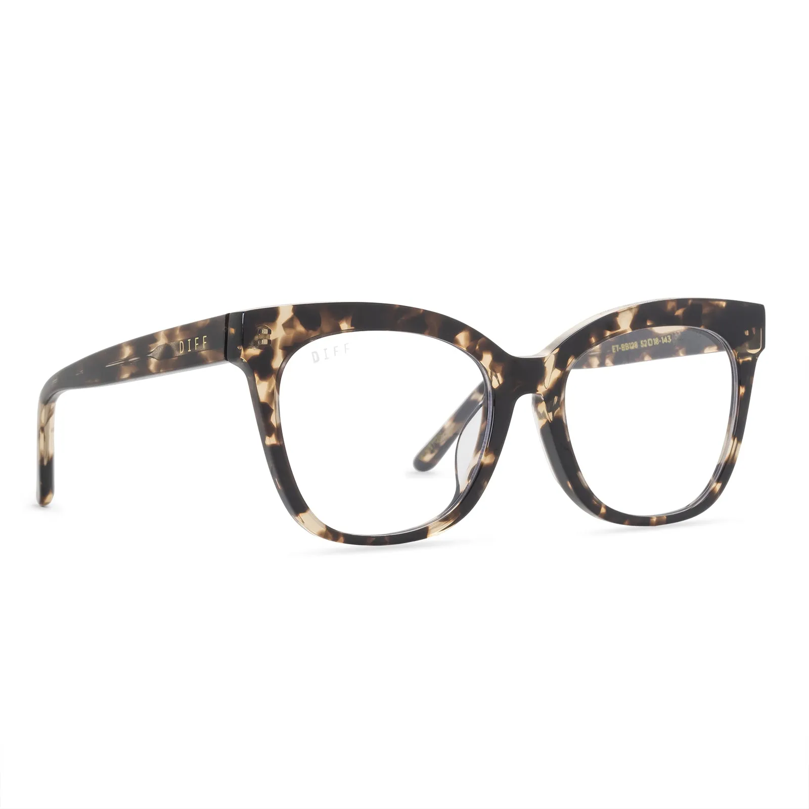 WINSTON - ESPRESSO TORTOISE + GLASSES sold by Diff Eyewear product image thumbnail 2