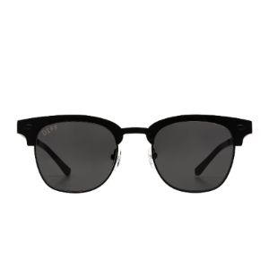 EMMETT - MATTE BLACK + GREY SUNGLASSES sold by Diff Eyewear