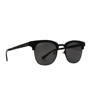 EMMETT - MATTE BLACK + GREY SUNGLASSES sold by Diff Eyewear
