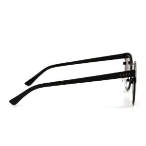 EMMETT - MATTE BLACK + GREY SUNGLASSES sold by Diff Eyewear