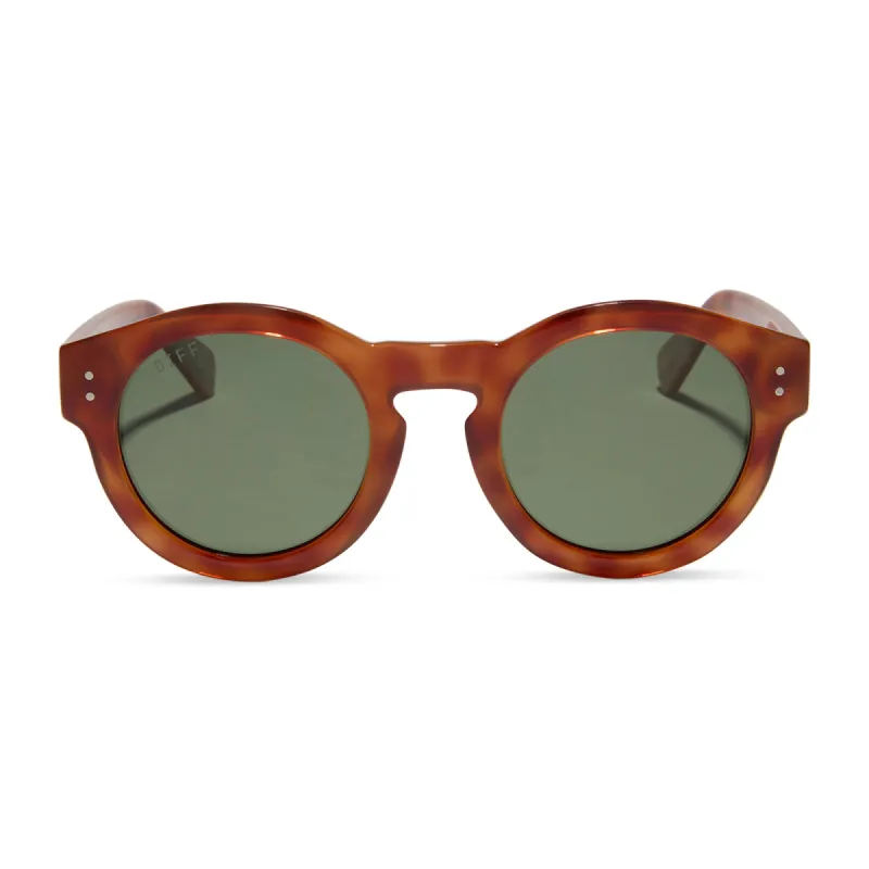 MADISON MEALY - NORA + HONEY TORTOISE + G15 + POLARIZED SUNGLASSES sold by Diff Eyewear