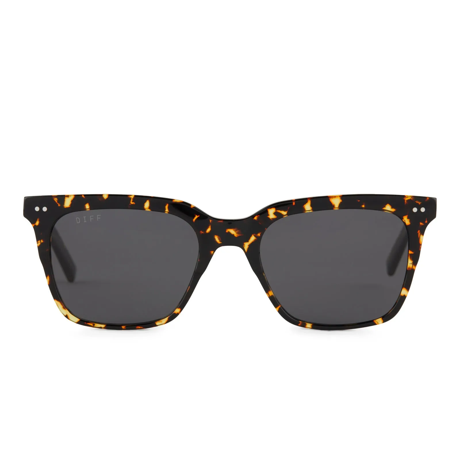 BILLIE XL - FIERY TORTOISE + GREY + POLARIZED SUNGLASSES sold by Diff Eyewear