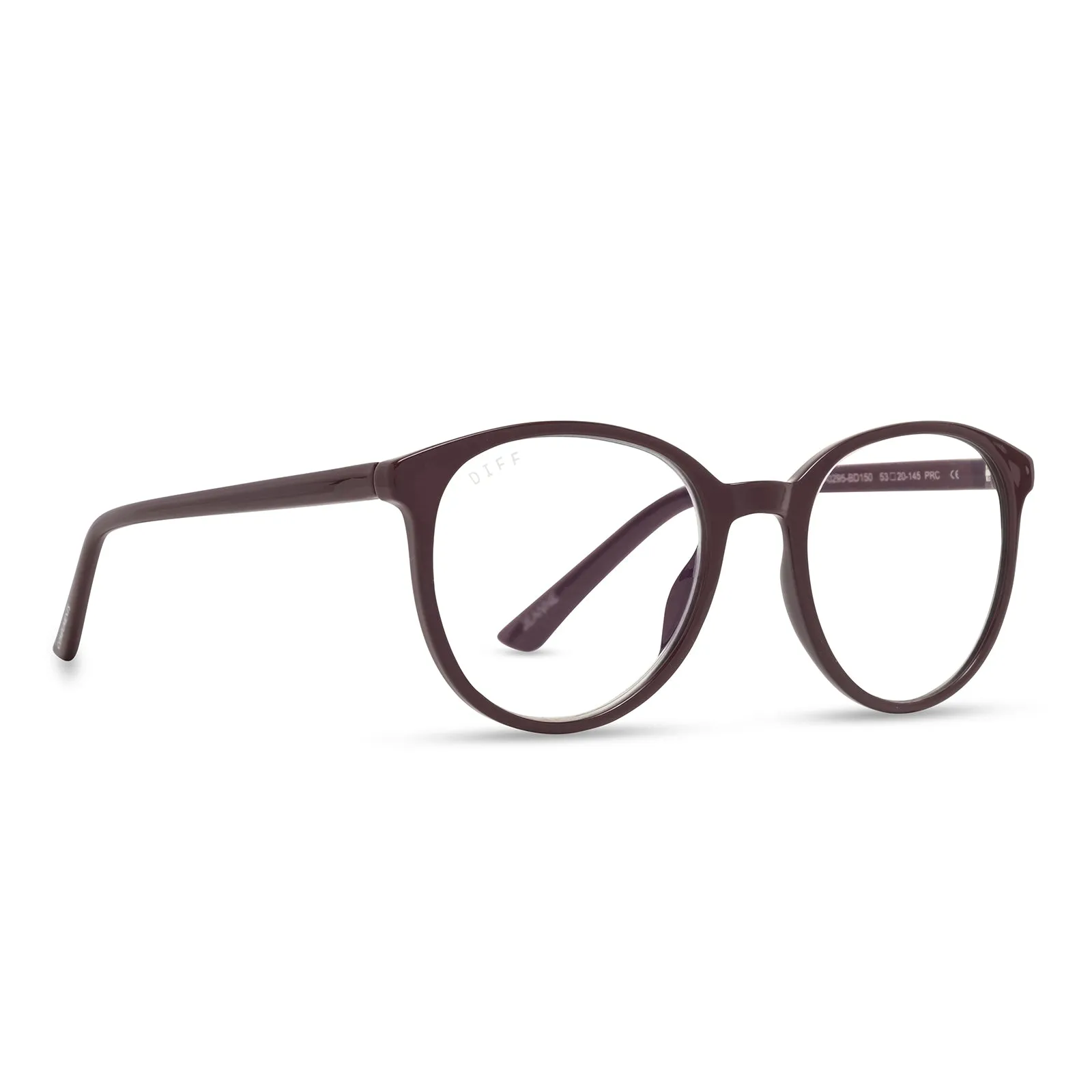 JEANNE - BURGUNDY + BLUE LIGHT READERS sold by Diff Eyewear product image thumbnail 2