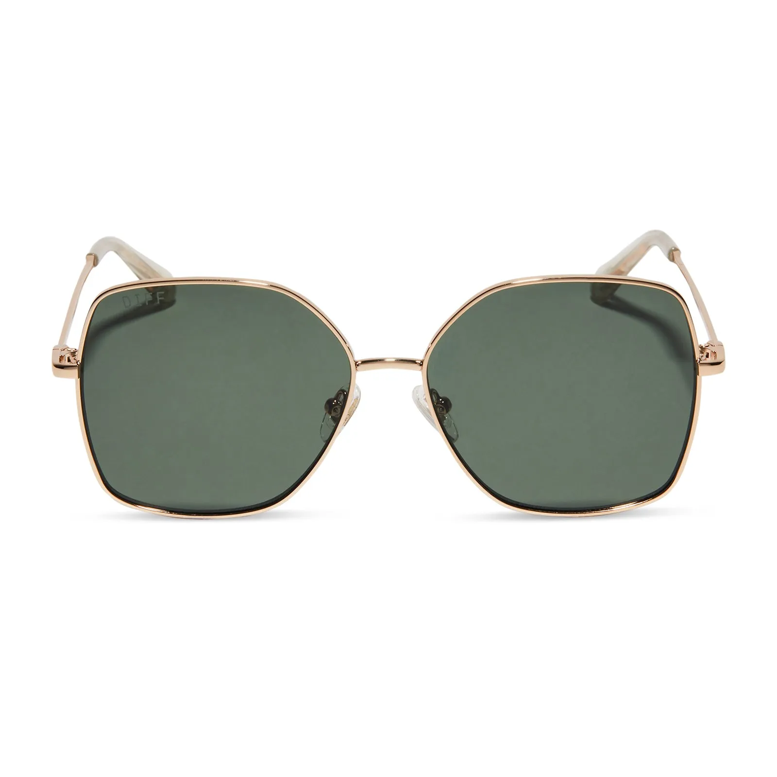 BEATRICE - GOLD + G15 SUNGLASSES sold by Diff Eyewear