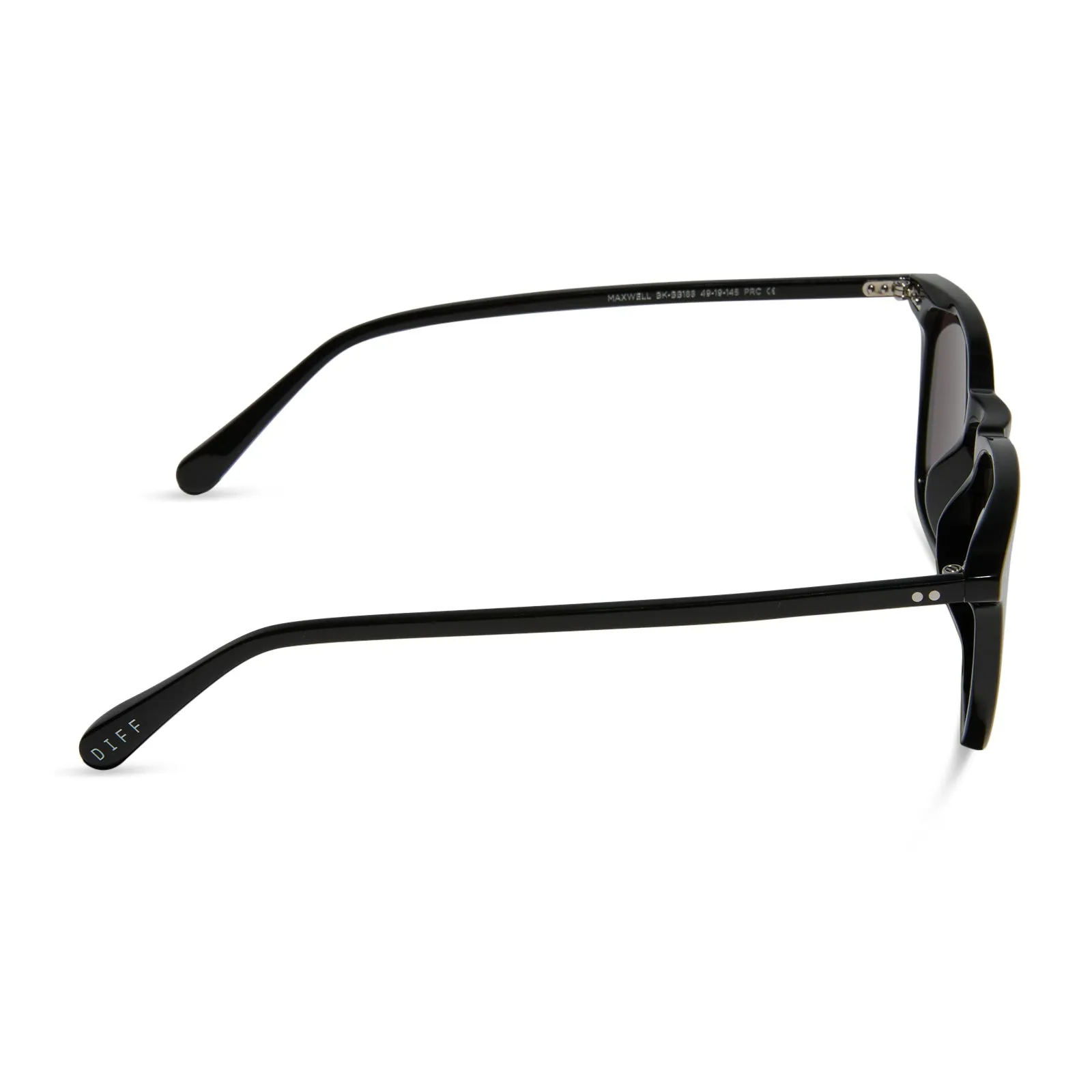 MAXWELL - BLACK + SUNSET MIRROR SUNGLASSES sold by Diff Eyewear product image thumbnail 3