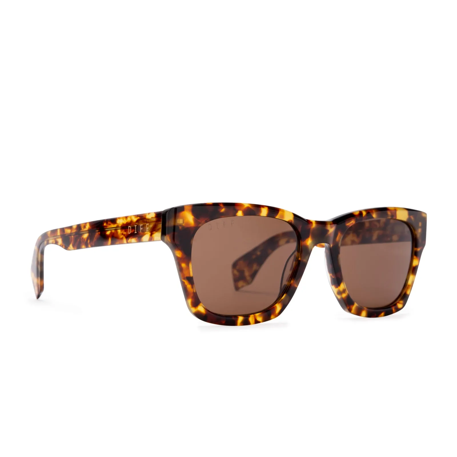DEAN - AMBER TORTOISE + BROWN POLARIZED SUNGLASSES sold by Diff Eyewear product image thumbnail 2