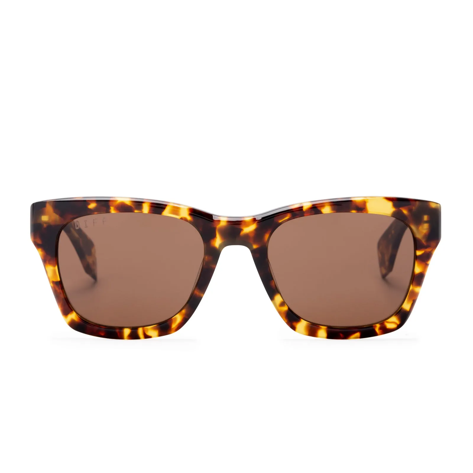 DEAN - AMBER TORTOISE + BROWN POLARIZED SUNGLASSES sold by Diff Eyewear