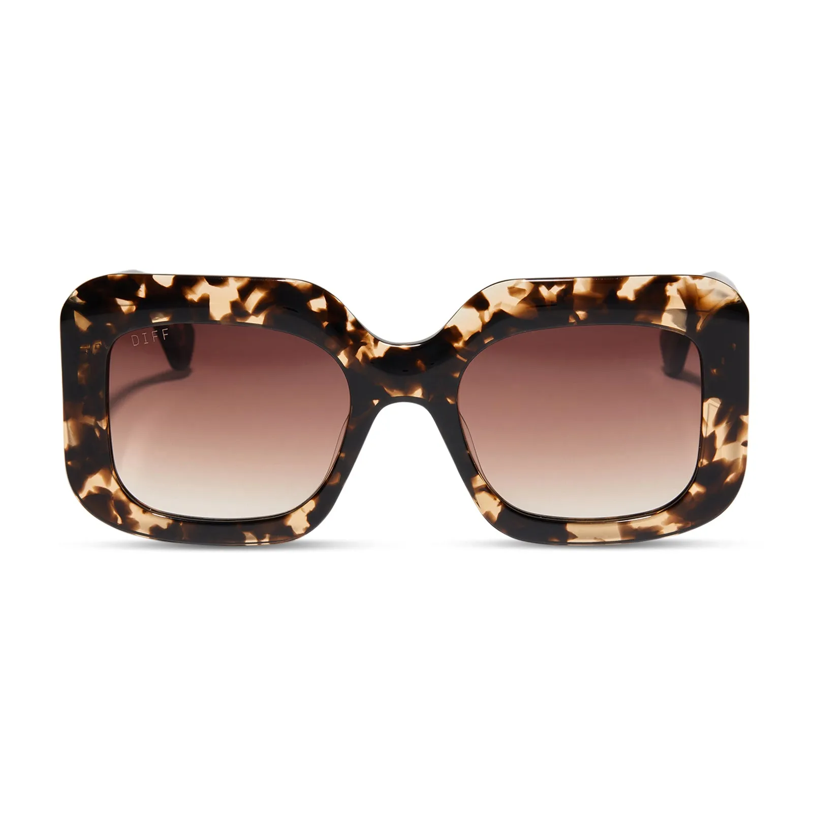 GIADA - ESPRESSO TORTOISE + BROWN GRADIENT + POLARIZED SUNGLASSES sold by Diff Eyewear