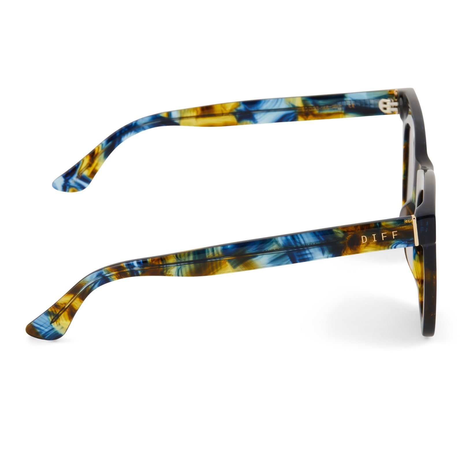 KAIA - GLACIAL TORTOISE + GREY SUNGLASSES sold by Diff Eyewear product image thumbnail 3