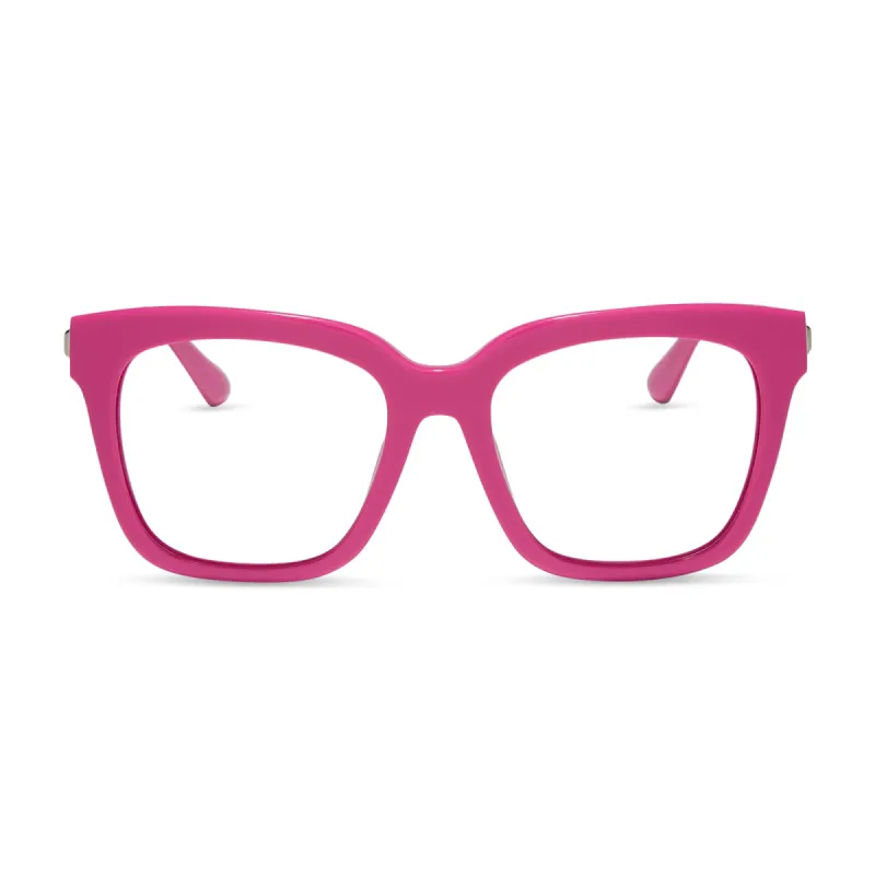 BELLA - BRIGHT PINK + PRESCRIPTION GLASSES sold by Diff Eyewear
