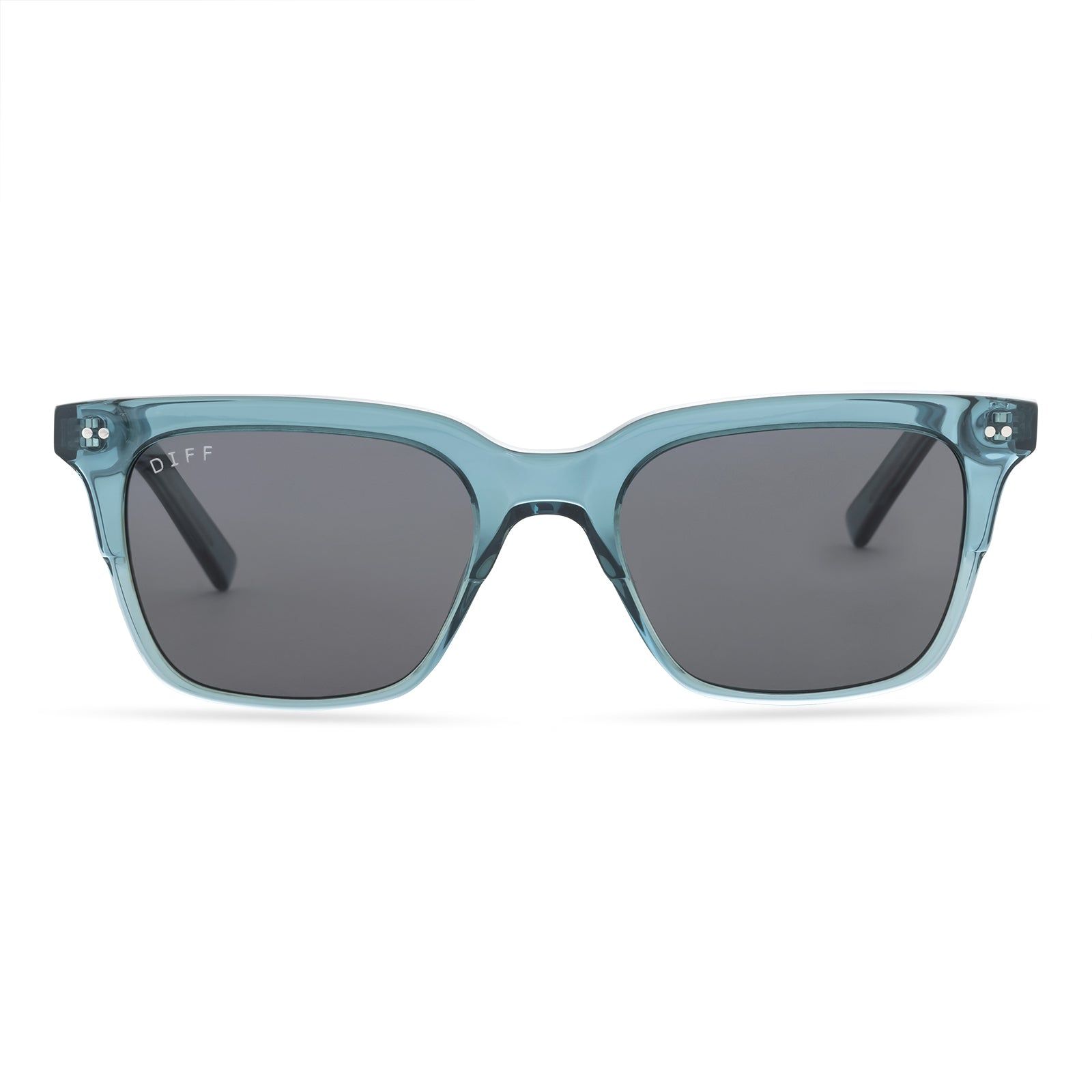 BILLIE - PURE BLUE TORTOISE GREY POLARIZED SUNGLASSES sold by Diff Eyewear