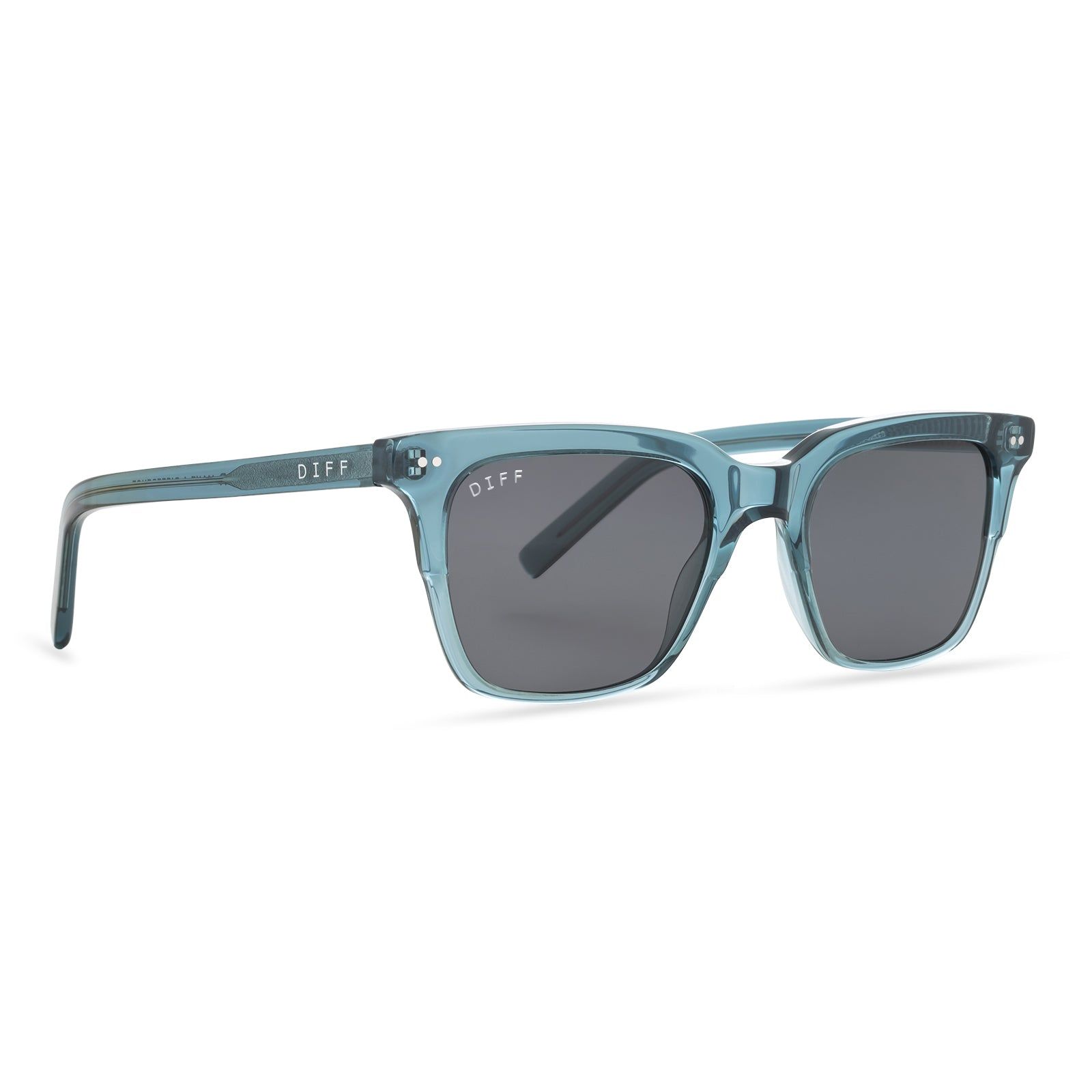 BILLIE - PURE BLUE TORTOISE GREY POLARIZED SUNGLASSES sold by Diff Eyewear product image thumbnail 2
