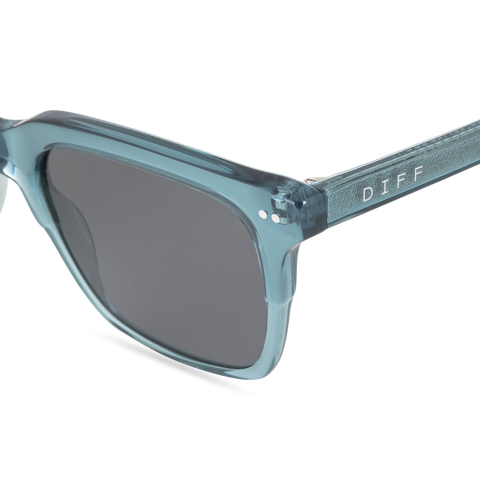 BILLIE - PURE BLUE TORTOISE GREY POLARIZED SUNGLASSES sold by Diff Eyewear product image thumbnail 3