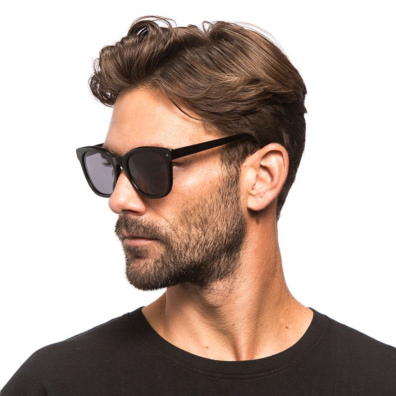 RYDER - BLACK + DARK SMOKE + POLARIZED SUNGLASSES sold by Diff Eyewear product image thumbnail 5