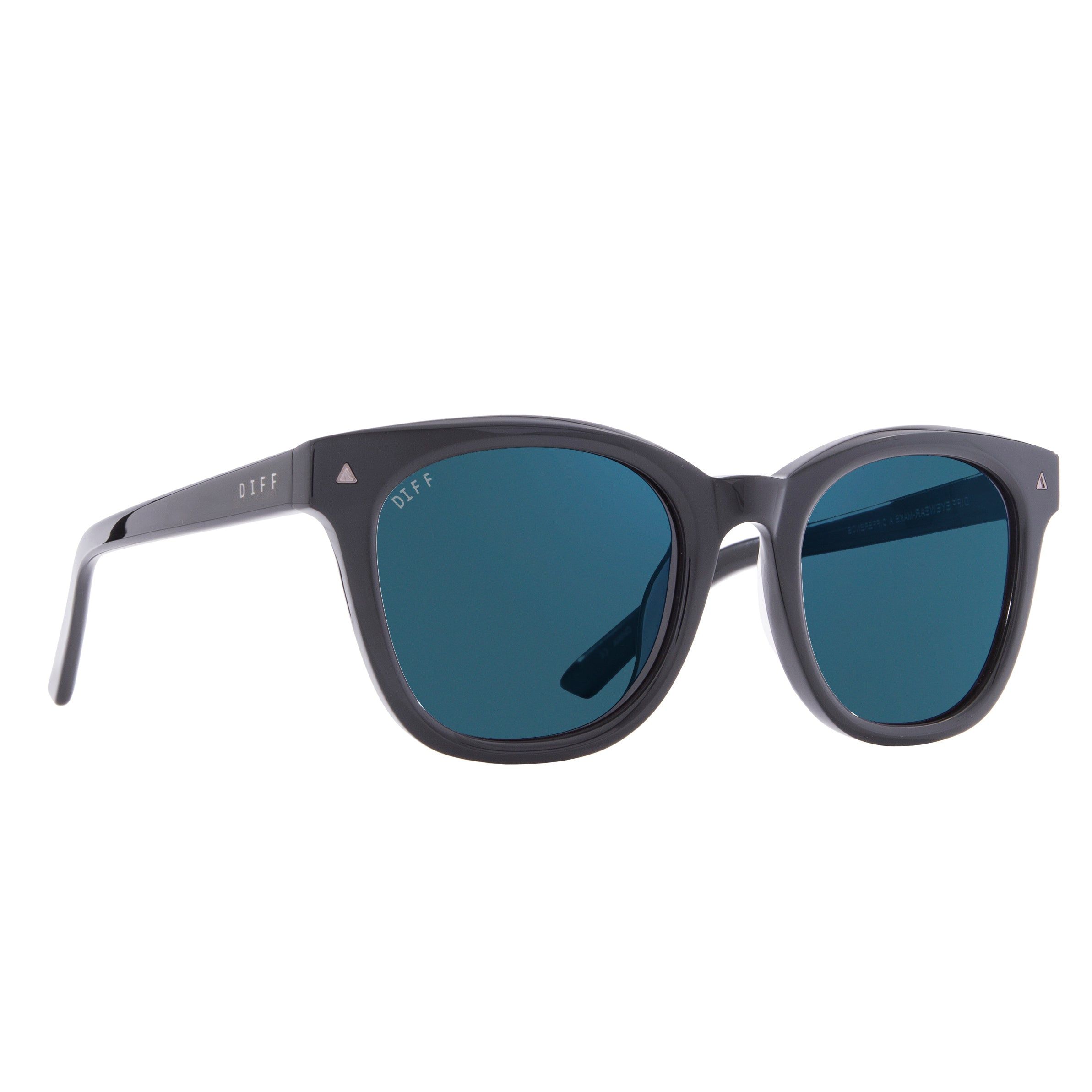 RYDER - BLACK + DARK SMOKE + POLARIZED SUNGLASSES sold by Diff Eyewear product image thumbnail 2