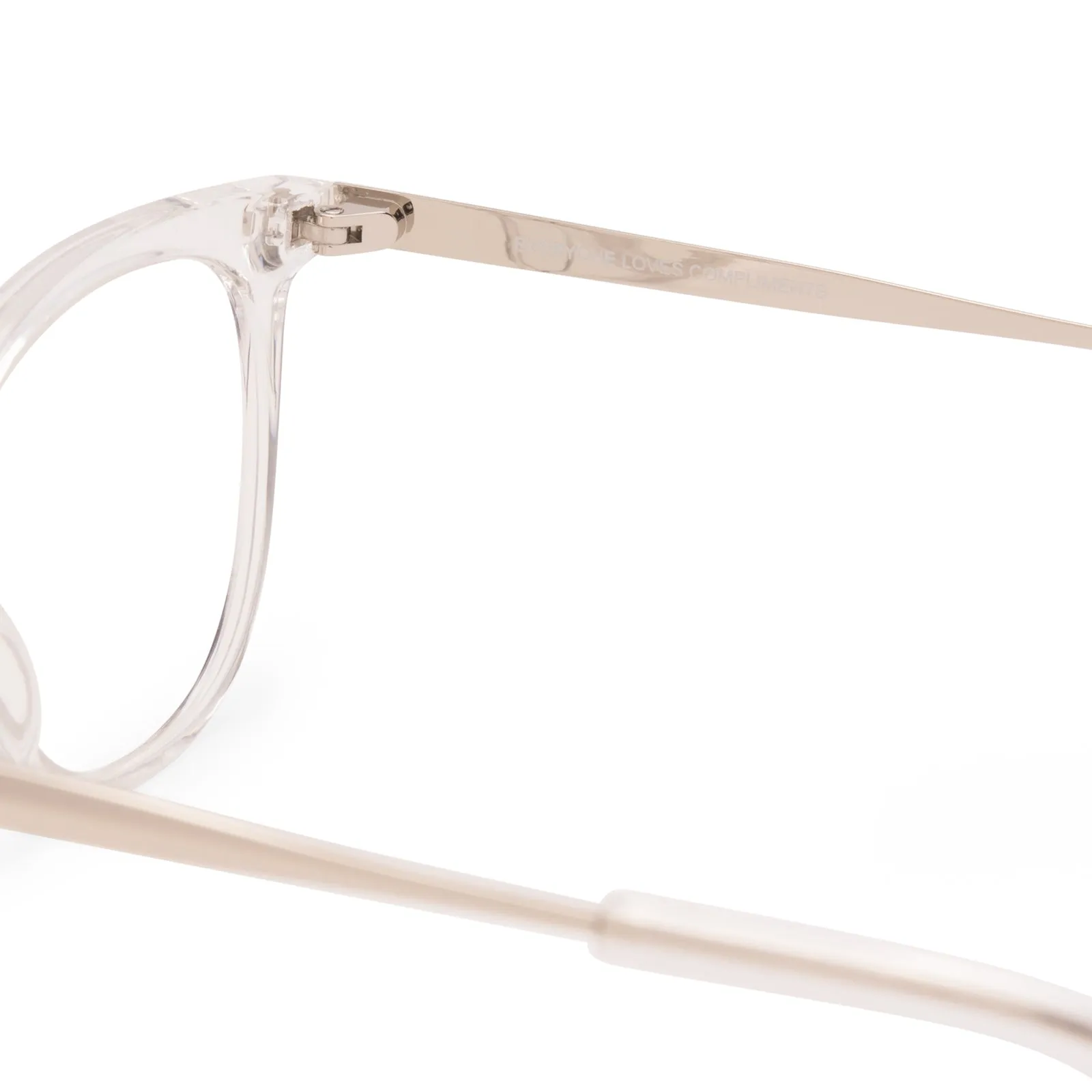 DARCY - CLEAR CRYSTAL + BLUE LIGHT TECHNOLOGY GLASSES sold by Diff Eyewear product image thumbnail 5