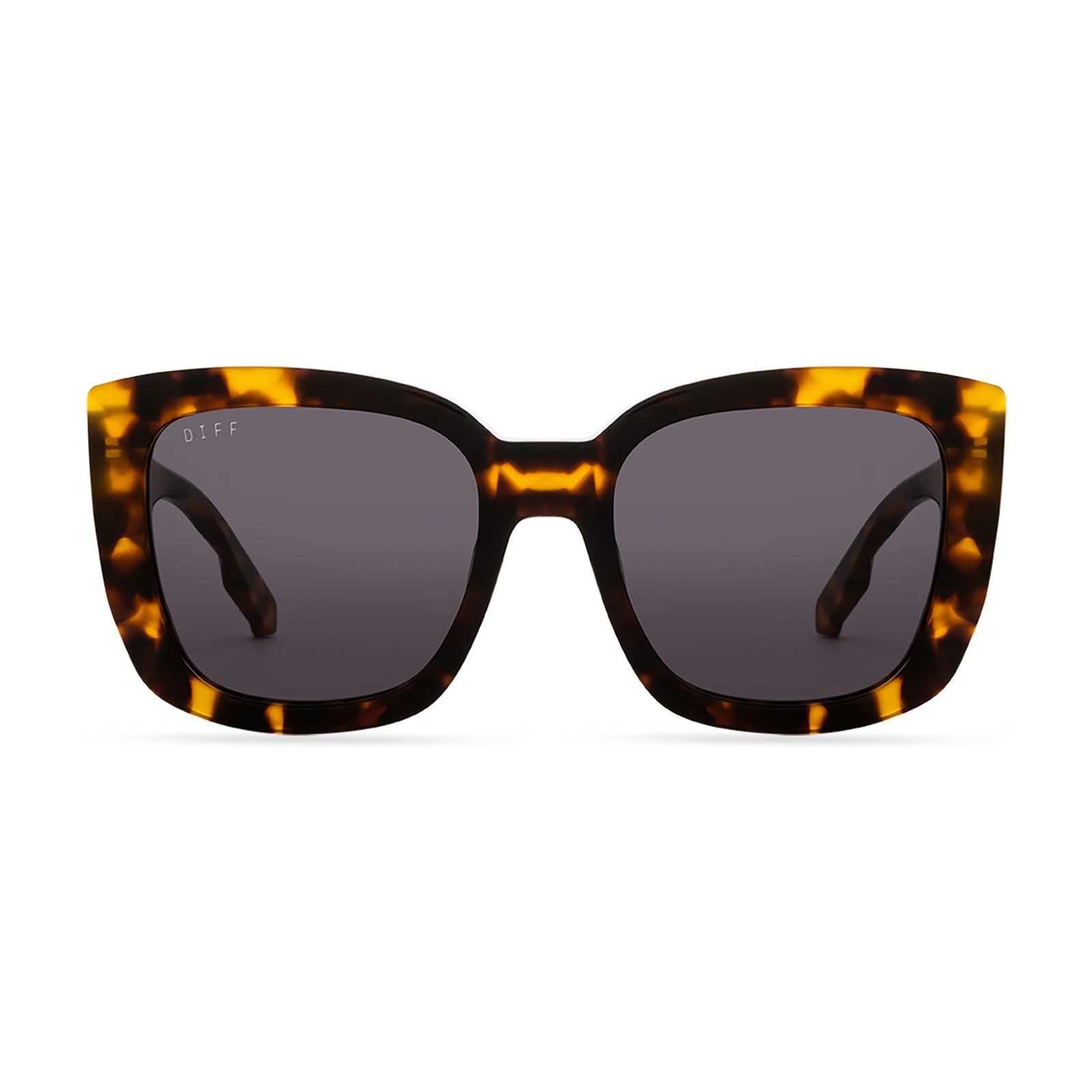 DANA - AMBER TORTOISE + GREY POLARIZED SUNGLASSES sold by Diff Eyewear