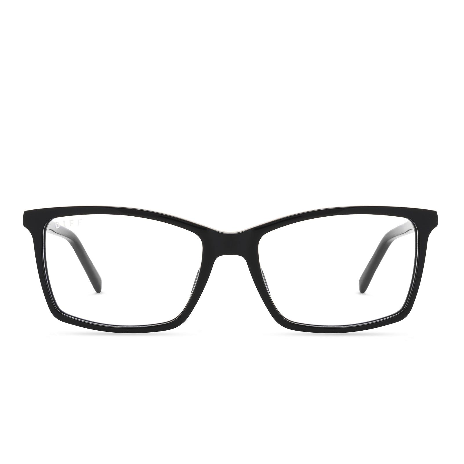 CONNOR - BLACK + CLEAR GLASSES sold by Diff Eyewear