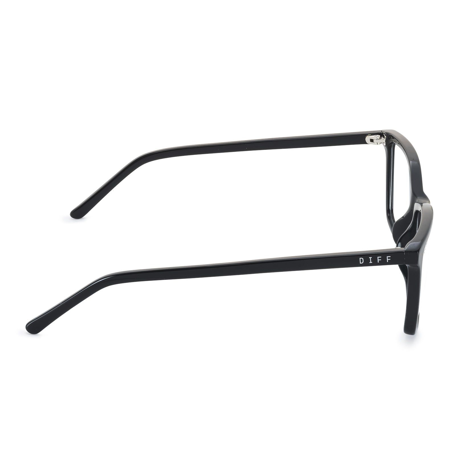 CONNOR - BLACK + CLEAR GLASSES sold by Diff Eyewear product image thumbnail 4