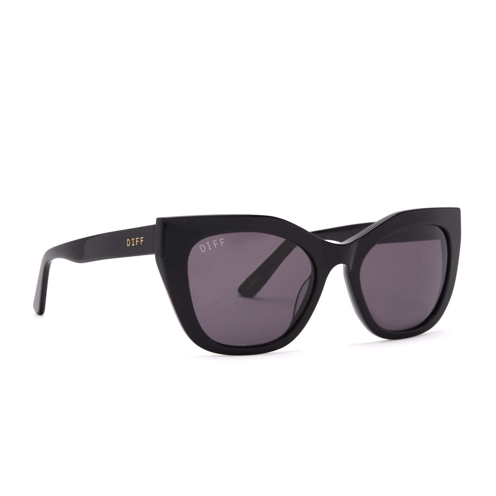 GEORGIA - BLACK + GREY SUNGLASSES sold by Diff Eyewear product image thumbnail 2