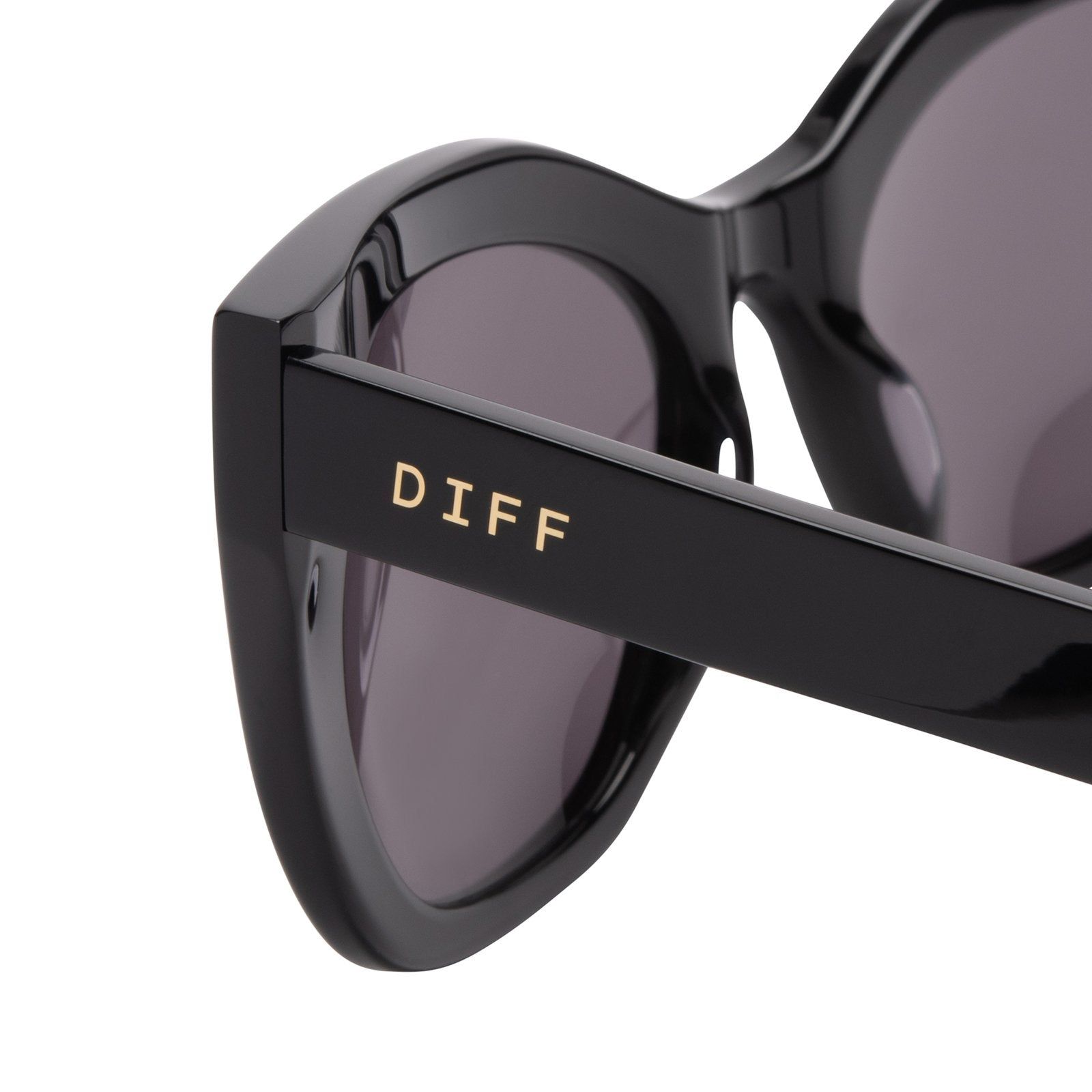 GEORGIA - BLACK + GREY SUNGLASSES sold by Diff Eyewear product image thumbnail 4