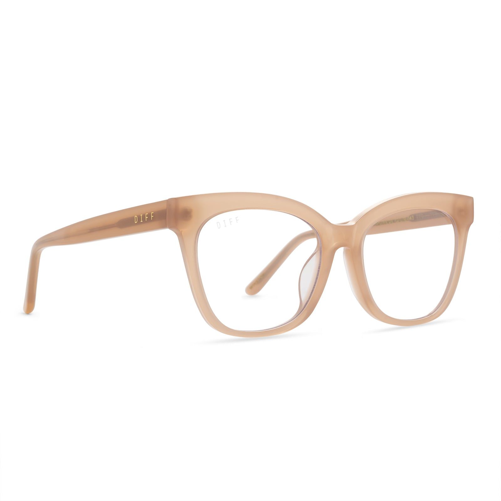 WINSTON - RUSTIQUE + CLEAR GLASSES sold by Diff Eyewear product image thumbnail 2
