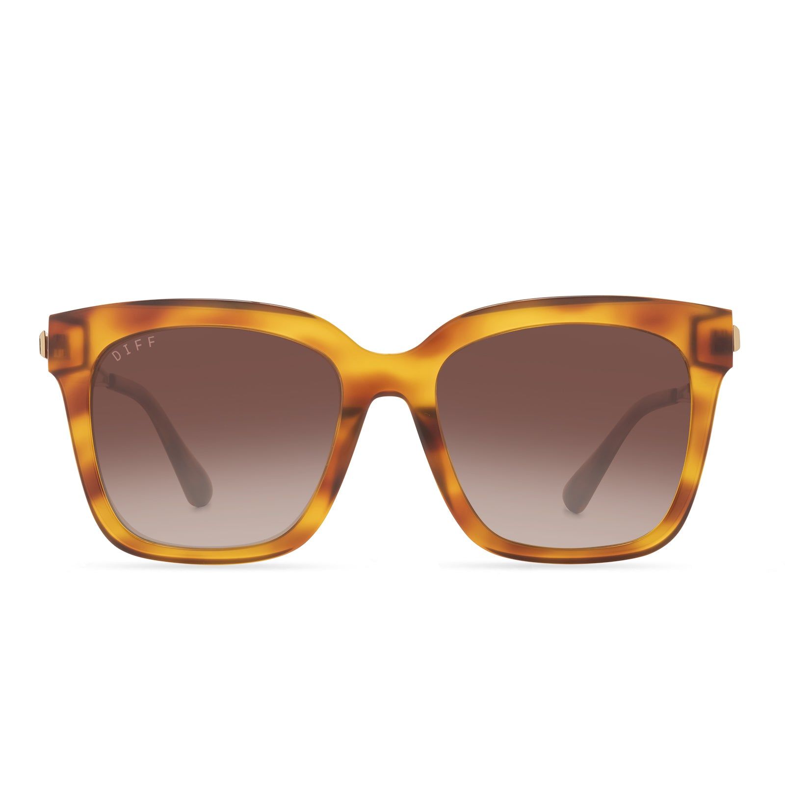 BELLA - ANDES TORTOISE + BROWN GRADIENT SUNGLASSES sold by Diff Eyewear
