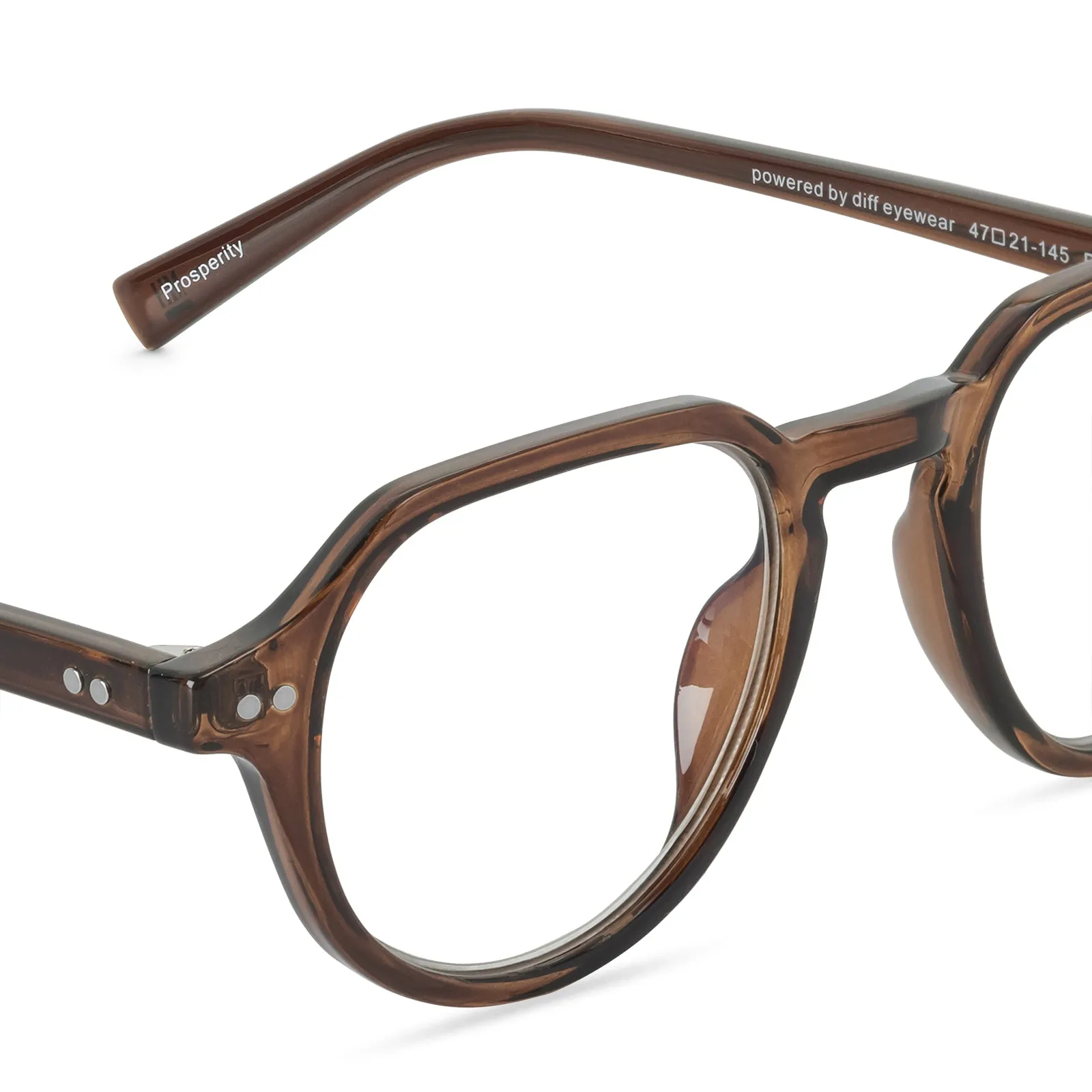 MEN'S HEALTH PROSPERITY - WHISKEY CRYSTAL + BLUE LIGHT TECHNOLOGY sold by Diff Eyewear product image thumbnail 3