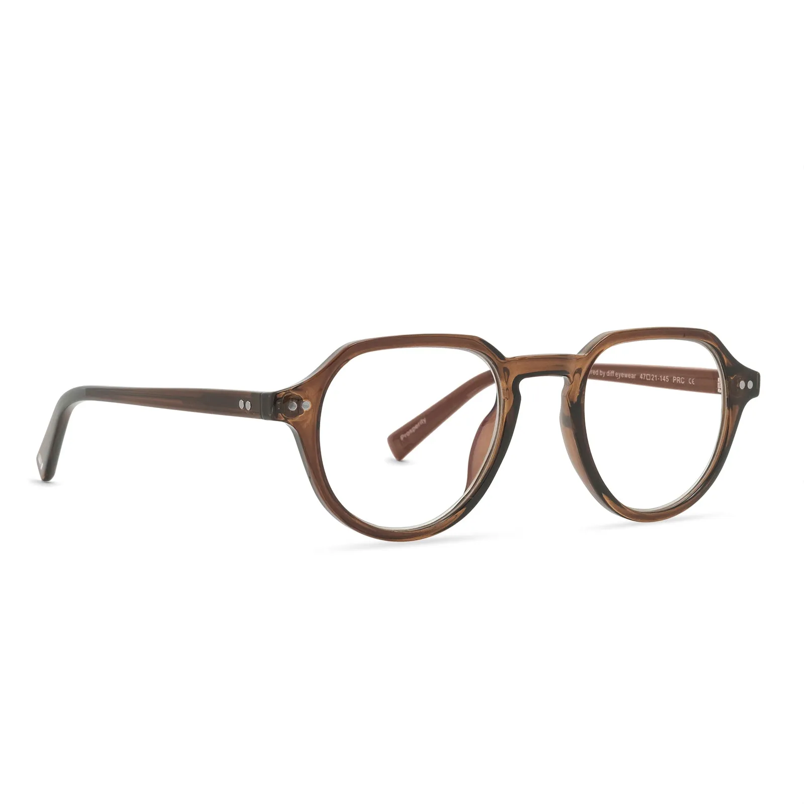 MEN'S HEALTH PROSPERITY - WHISKEY CRYSTAL + BLUE LIGHT TECHNOLOGY sold by Diff Eyewear product image thumbnail 2