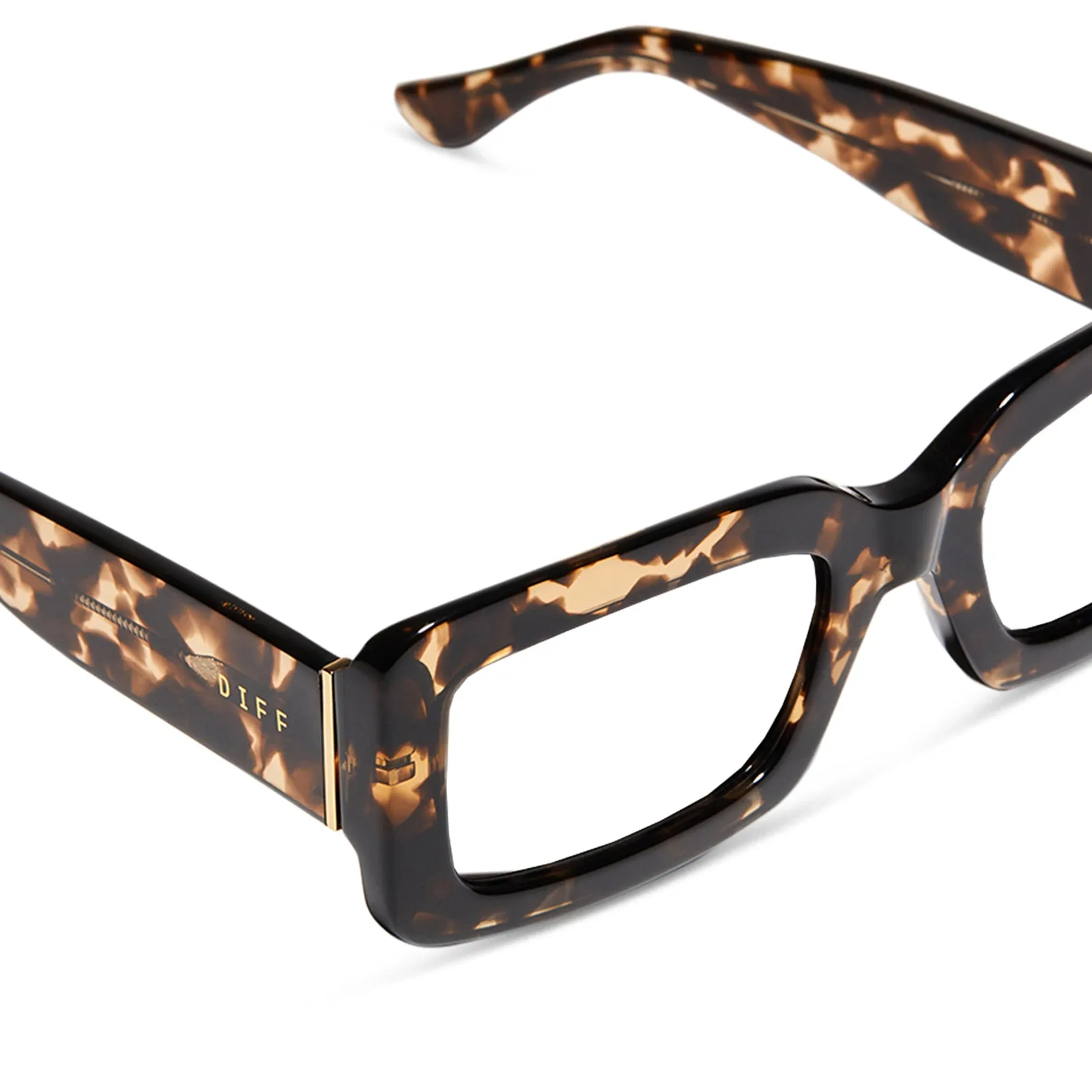 INDY - ESPRESSO TORTOISE + GLASSES sold by Diff Eyewear product image thumbnail 4