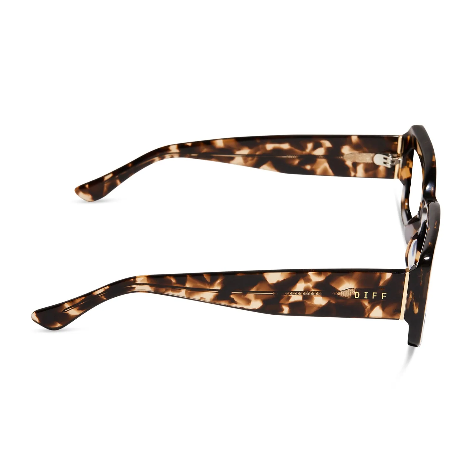 INDY - ESPRESSO TORTOISE + GLASSES sold by Diff Eyewear product image thumbnail 3