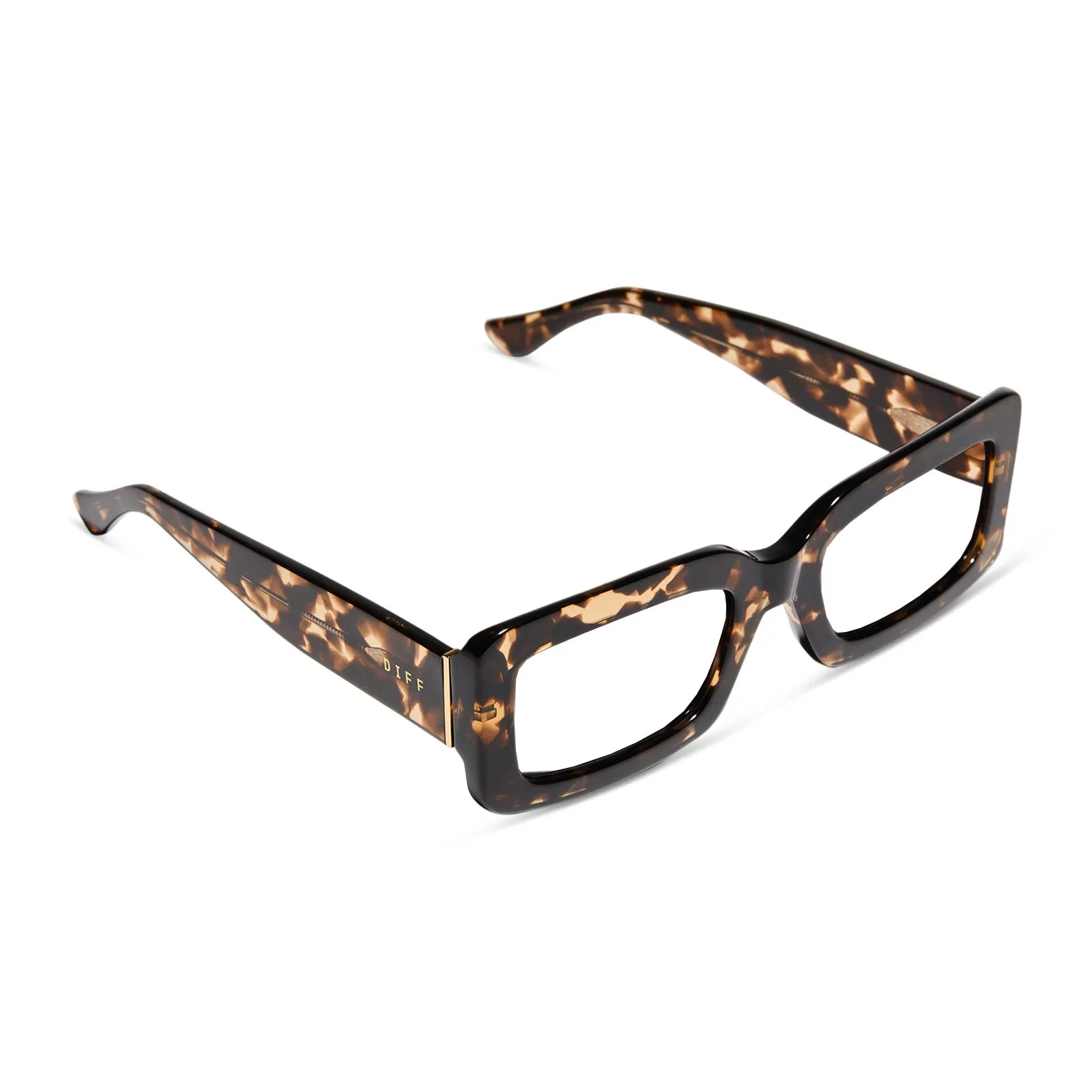 INDY - ESPRESSO TORTOISE + GLASSES sold by Diff Eyewear product image thumbnail 2