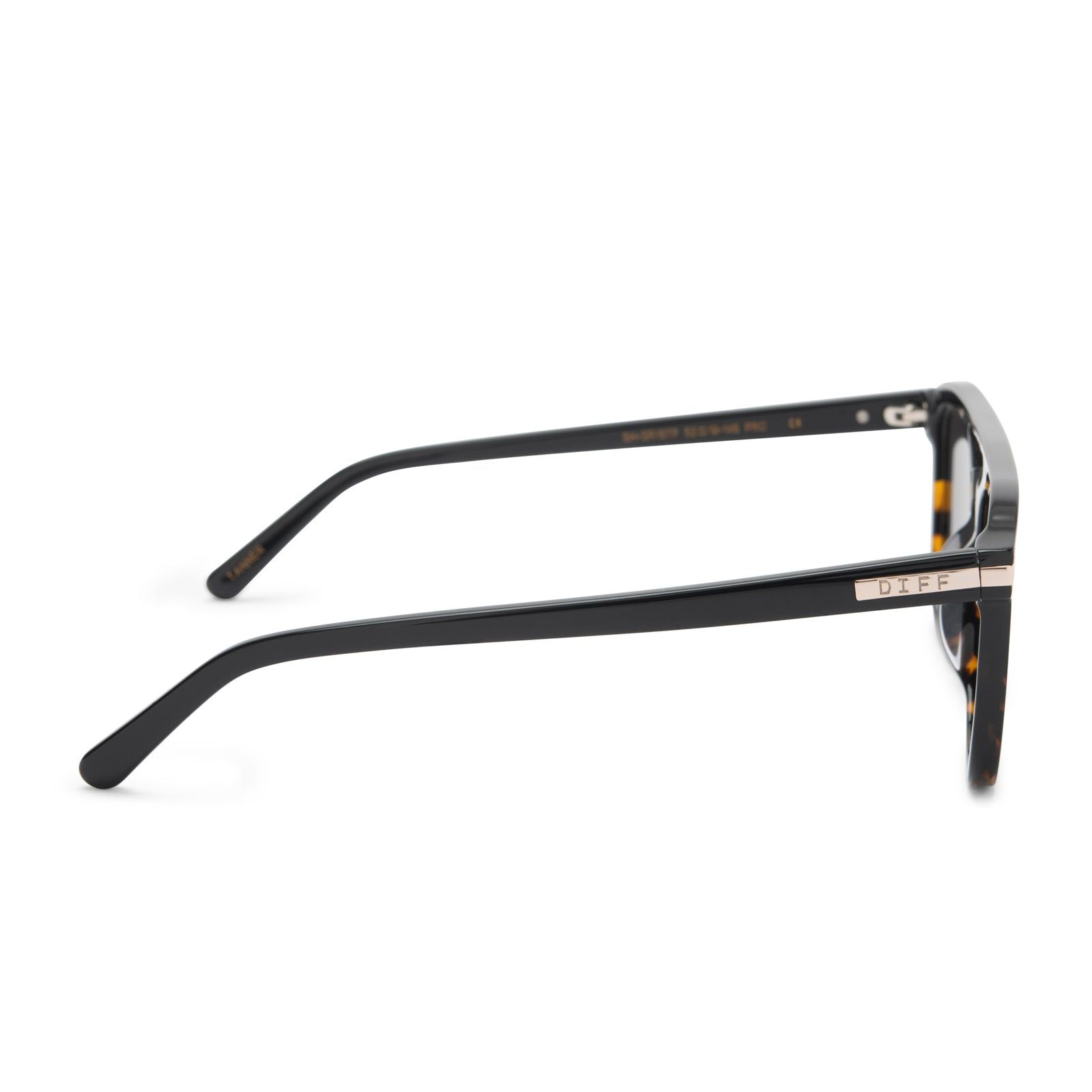 TANNER - SHADOW TORTOISE SUNGLASSES + GREY POLARIZED sold by Diff Eyewear product image thumbnail 4