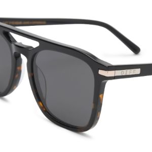 TANNER - SHADOW TORTOISE SUNGLASSES + GREY POLARIZED sold by Diff Eyewear
