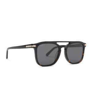 TANNER - SHADOW TORTOISE SUNGLASSES + GREY POLARIZED sold by Diff Eyewear