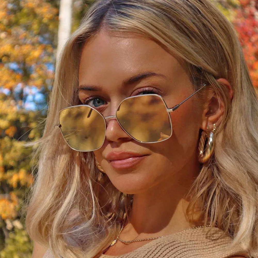 IRIS - GOLD + INCA GRADIENT SUNGLASSES sold by Diff Eyewear product image thumbnail 5