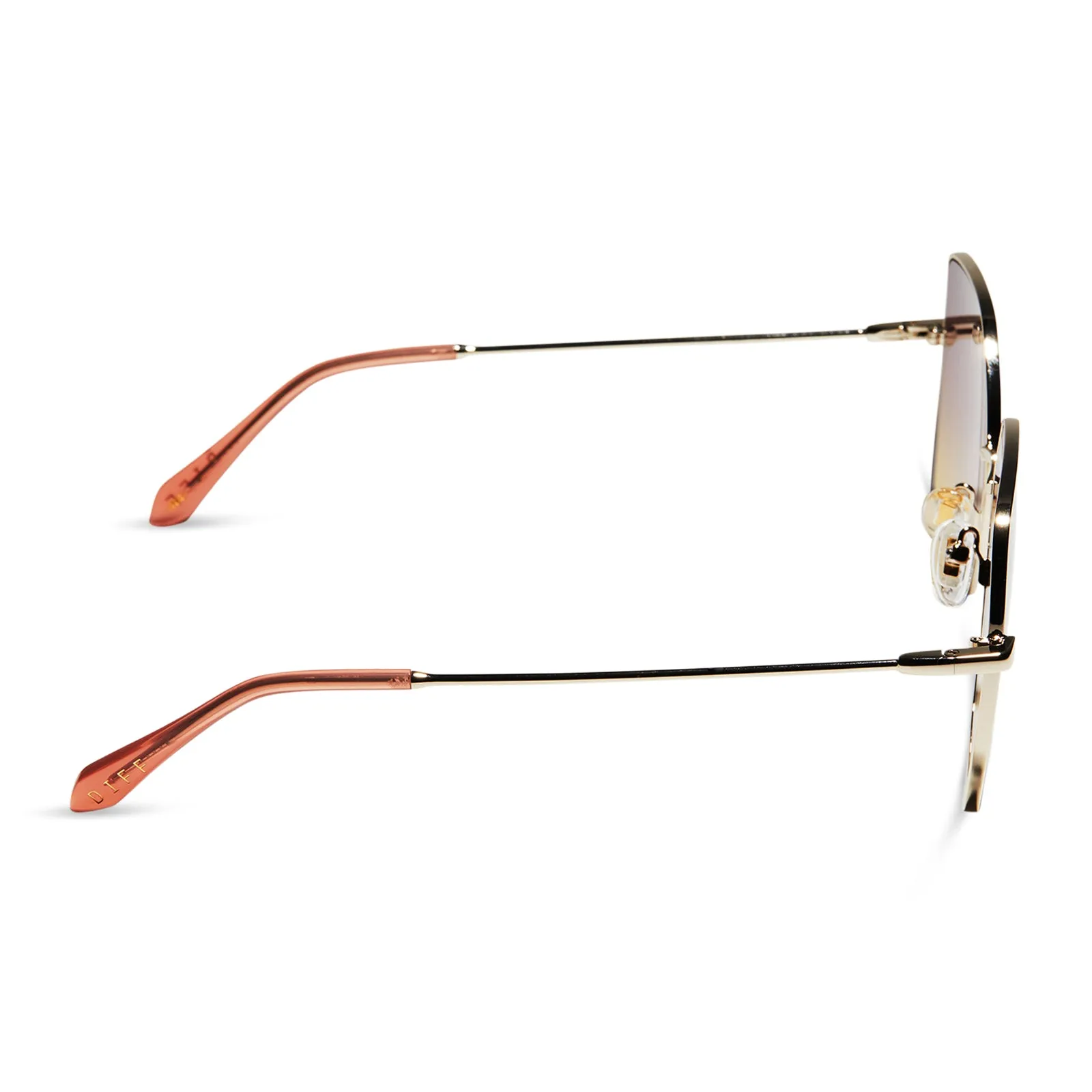 IRIS - GOLD + INCA GRADIENT SUNGLASSES sold by Diff Eyewear product image thumbnail 3