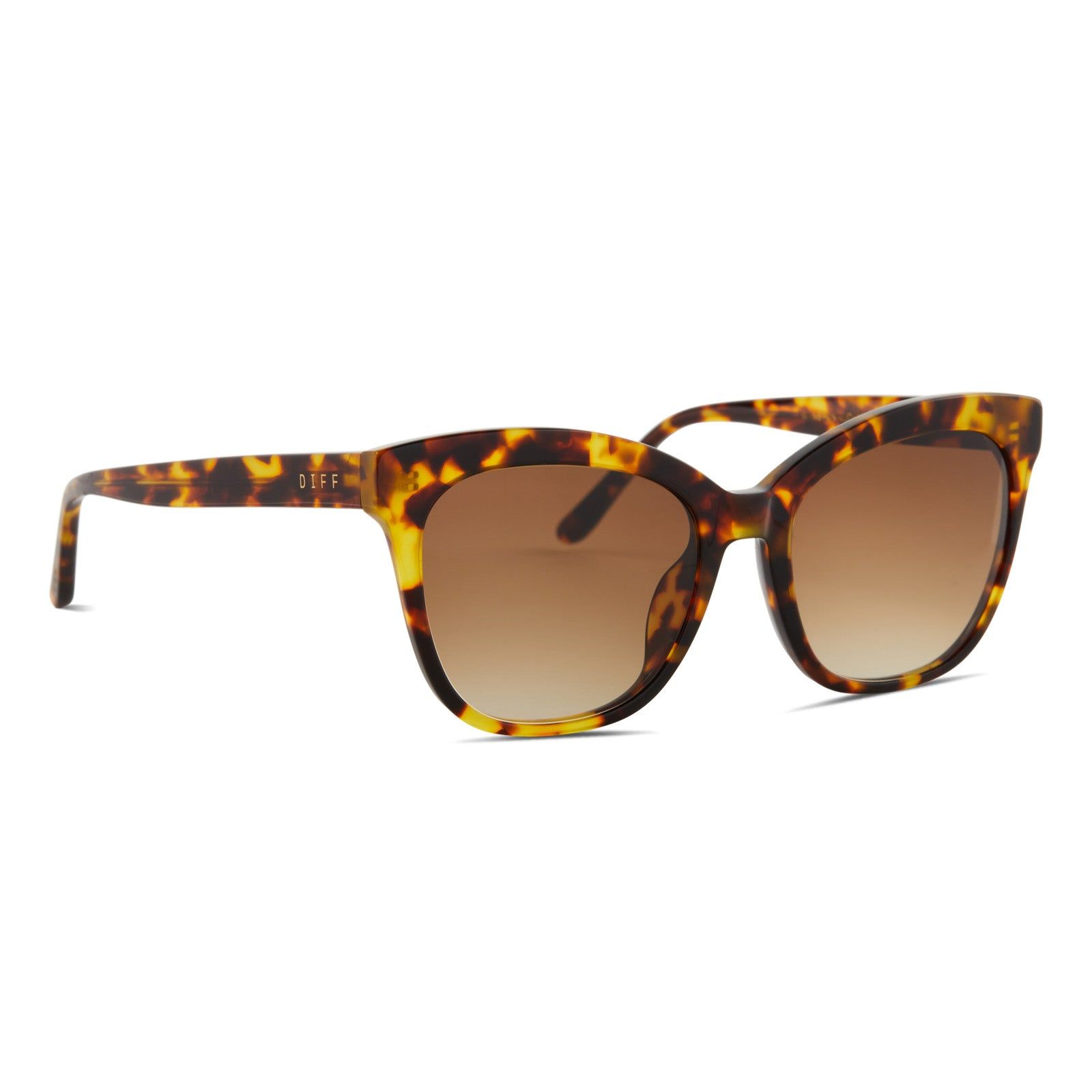 JESSIE JAMES DECKER - WINSTON + AMBER TORTOISE + BROWN GRADIENT SUNGLASSES sold by Diff Eyewear product image thumbnail 2