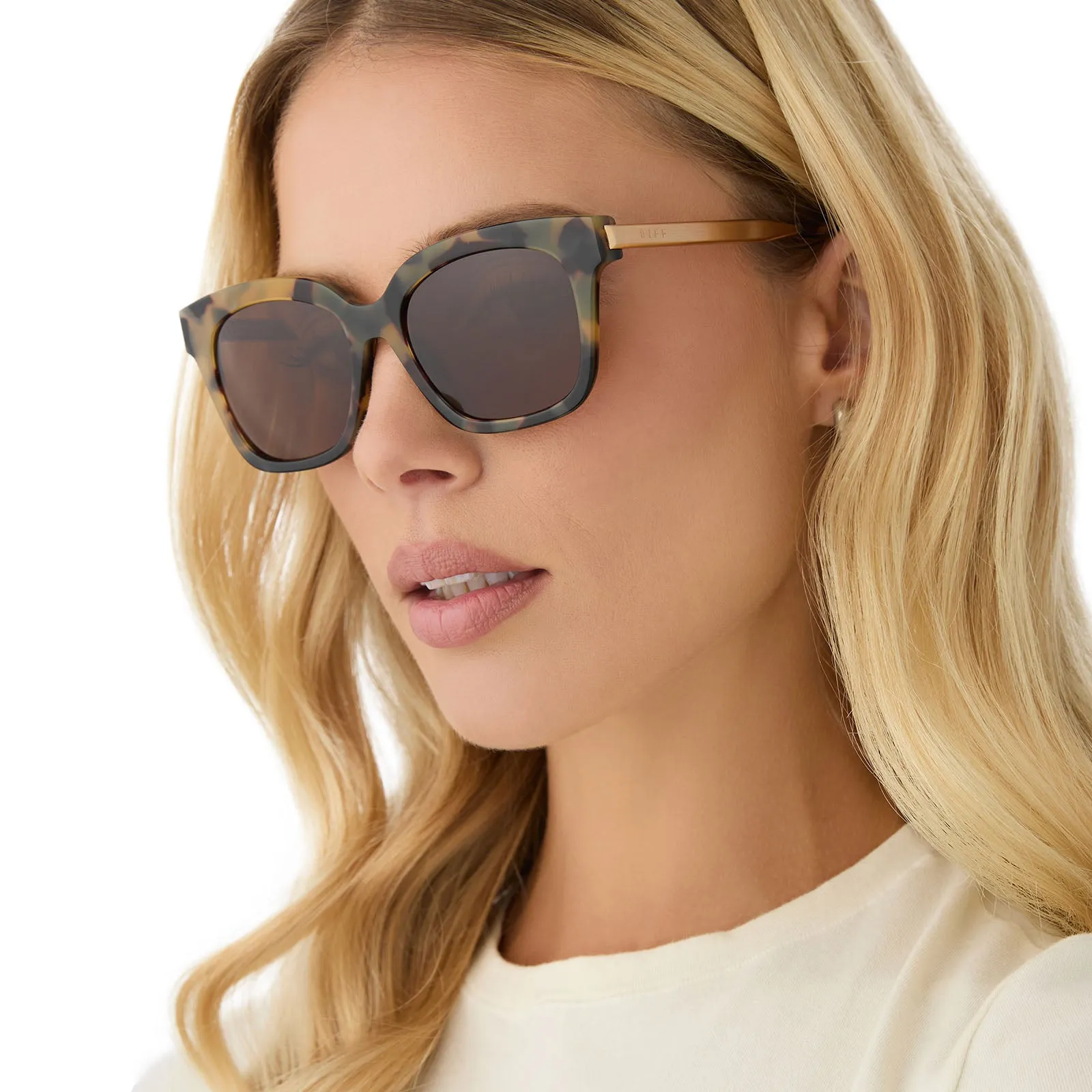 BELLA XS - BROWN KOMBU + BROWN + POLARIZED SUNGLASSES sold by Diff Eyewear product image thumbnail 5