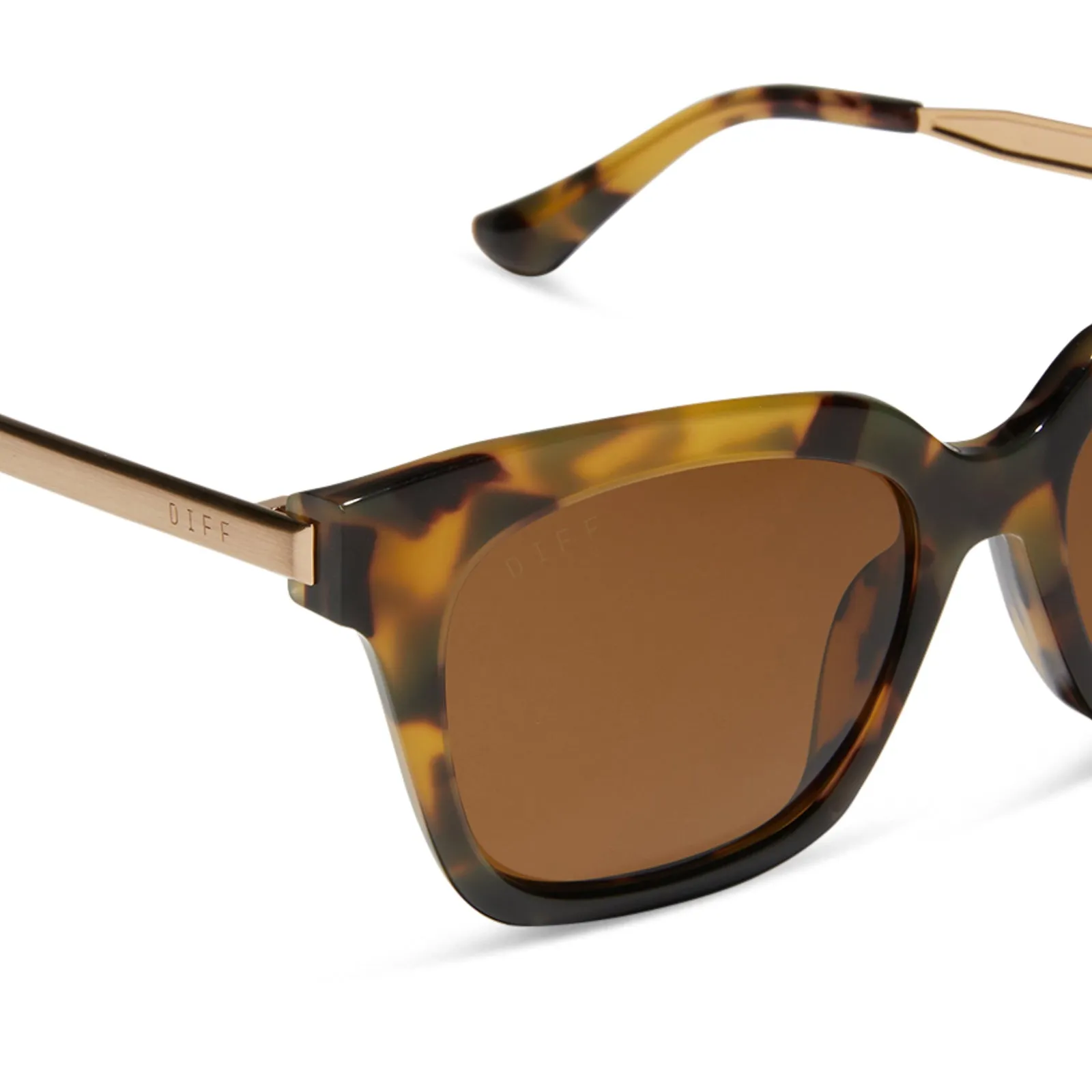 BELLA XS - BROWN KOMBU + BROWN + POLARIZED SUNGLASSES sold by Diff Eyewear product image thumbnail 4