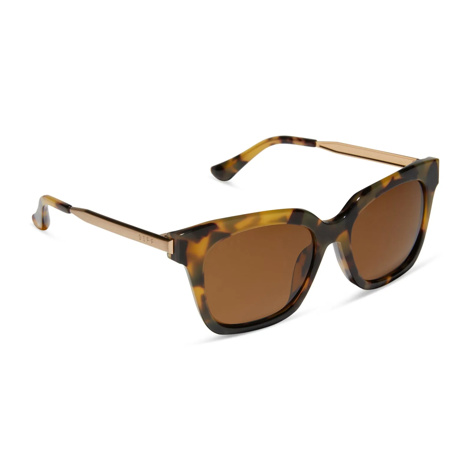 BELLA XS - BROWN KOMBU + BROWN + POLARIZED SUNGLASSES sold by Diff Eyewear product image thumbnail 2
