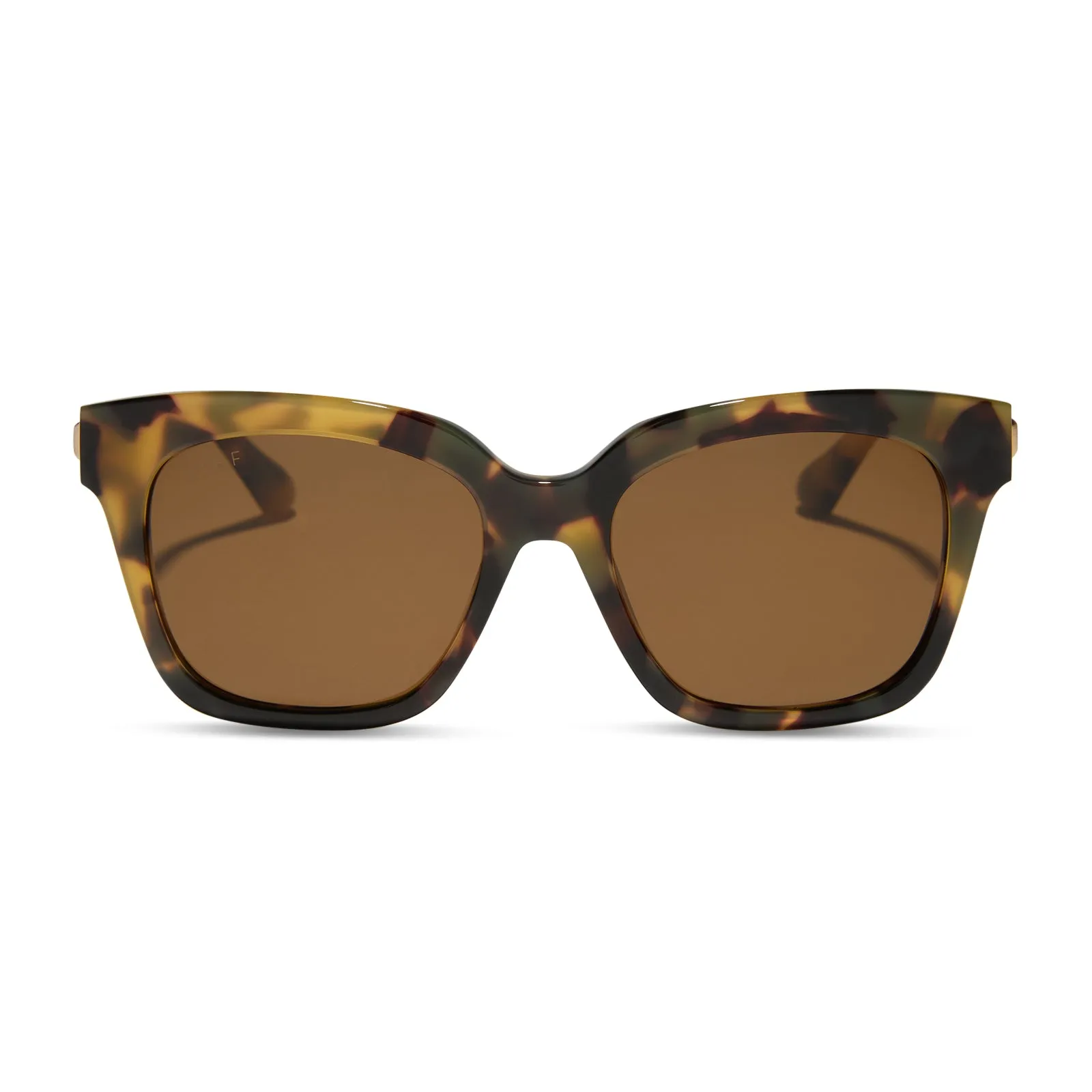 BELLA XS - BROWN KOMBU + BROWN + POLARIZED SUNGLASSES sold by Diff Eyewear