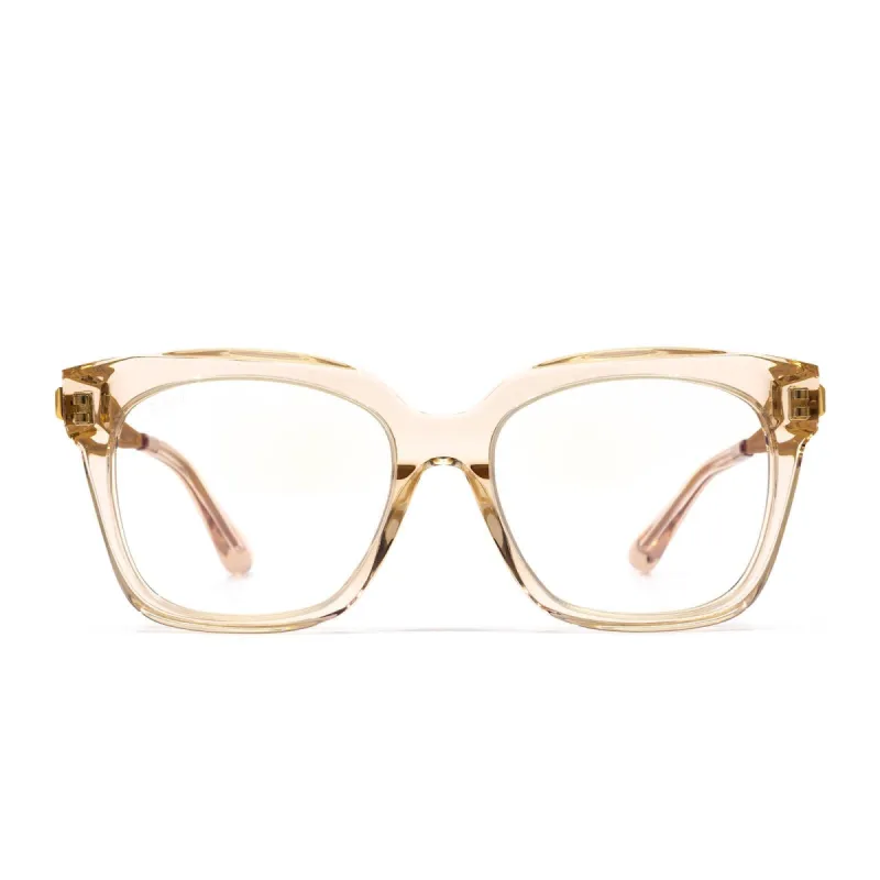BELLA XS - BLUSH CRYSTAL + PRESCRIPTION GLASSES sold by Diff Eyewear