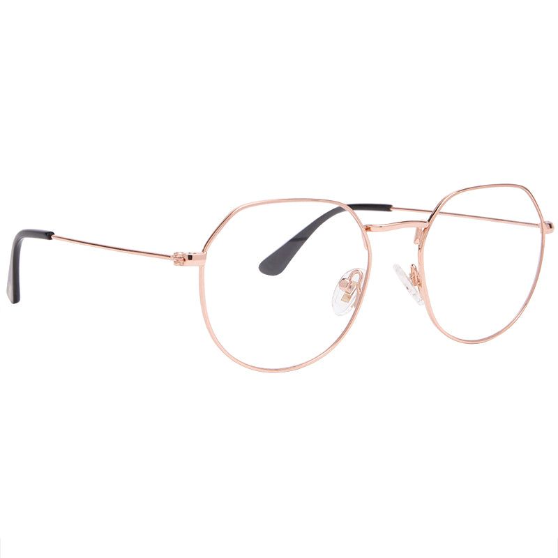 JAMES - ROSE GOLD + BLUE LIGHT TECHNOLOGY CLEAR GLASSES sold by Diff Eyewear product image thumbnail 2