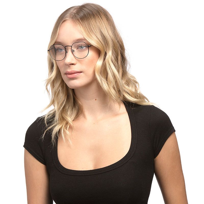 JAMES - ROSE GOLD + BLUE LIGHT TECHNOLOGY CLEAR GLASSES sold by Diff Eyewear product image thumbnail 9