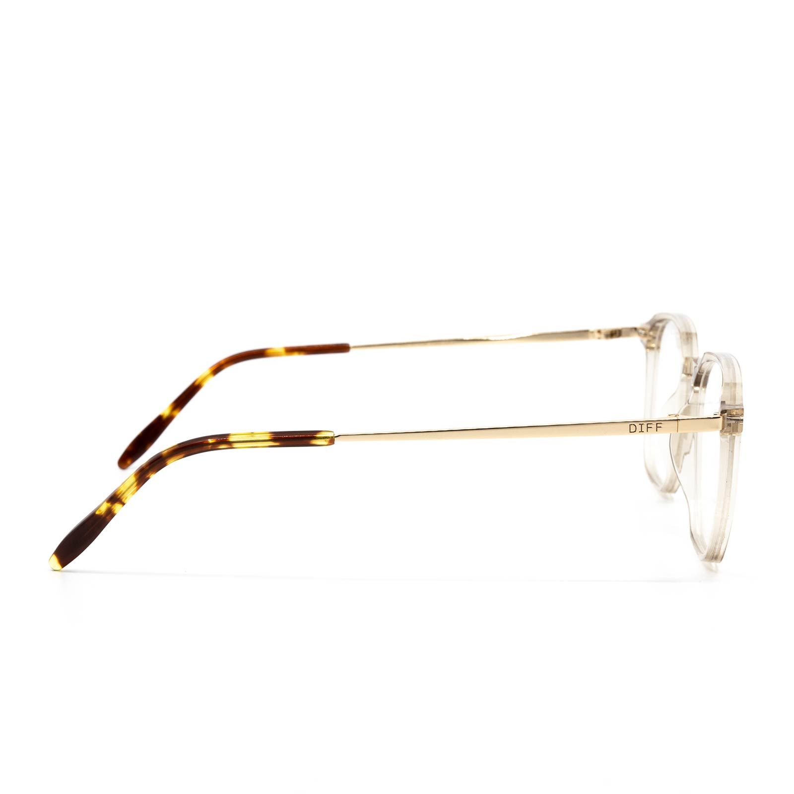 NOEL - VINTAGE CRYSTAL + CLEAR GLASSES sold by Diff Eyewear product image thumbnail 3