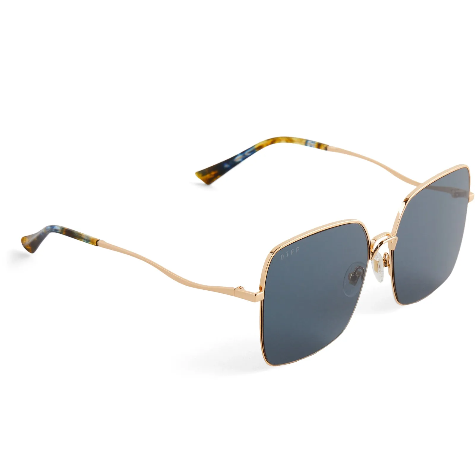 CLARA - GOLD + GREY + POLARIZED SUNGLASSES sold by Diff Eyewear product image thumbnail 4