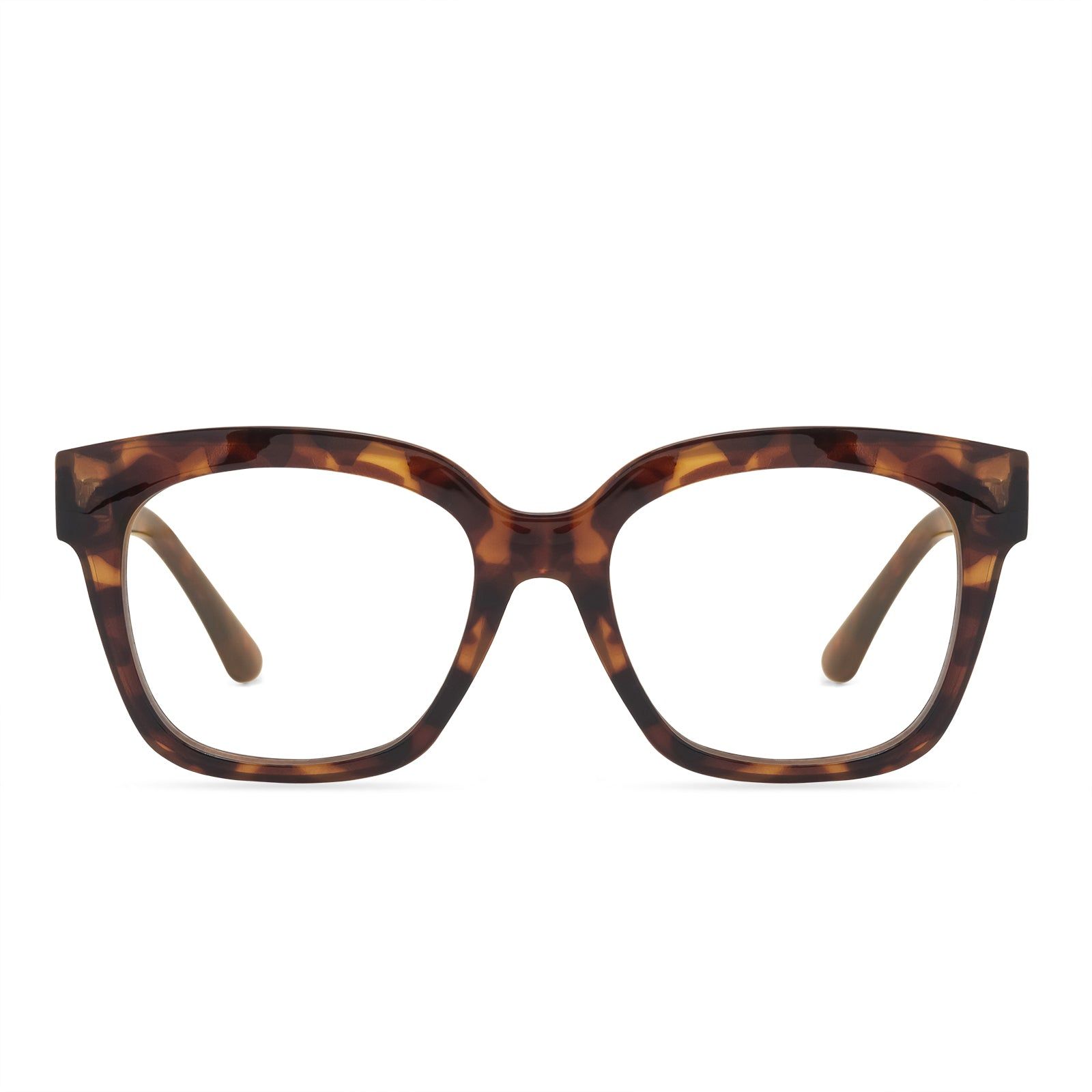 WOMEN'S HEALTH INSPIRATION - CARAMEL TORTOISE + CLEAR sold by Diff Eyewear
